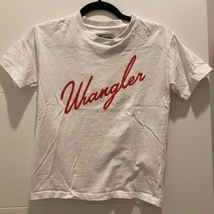 Wrangler white tee